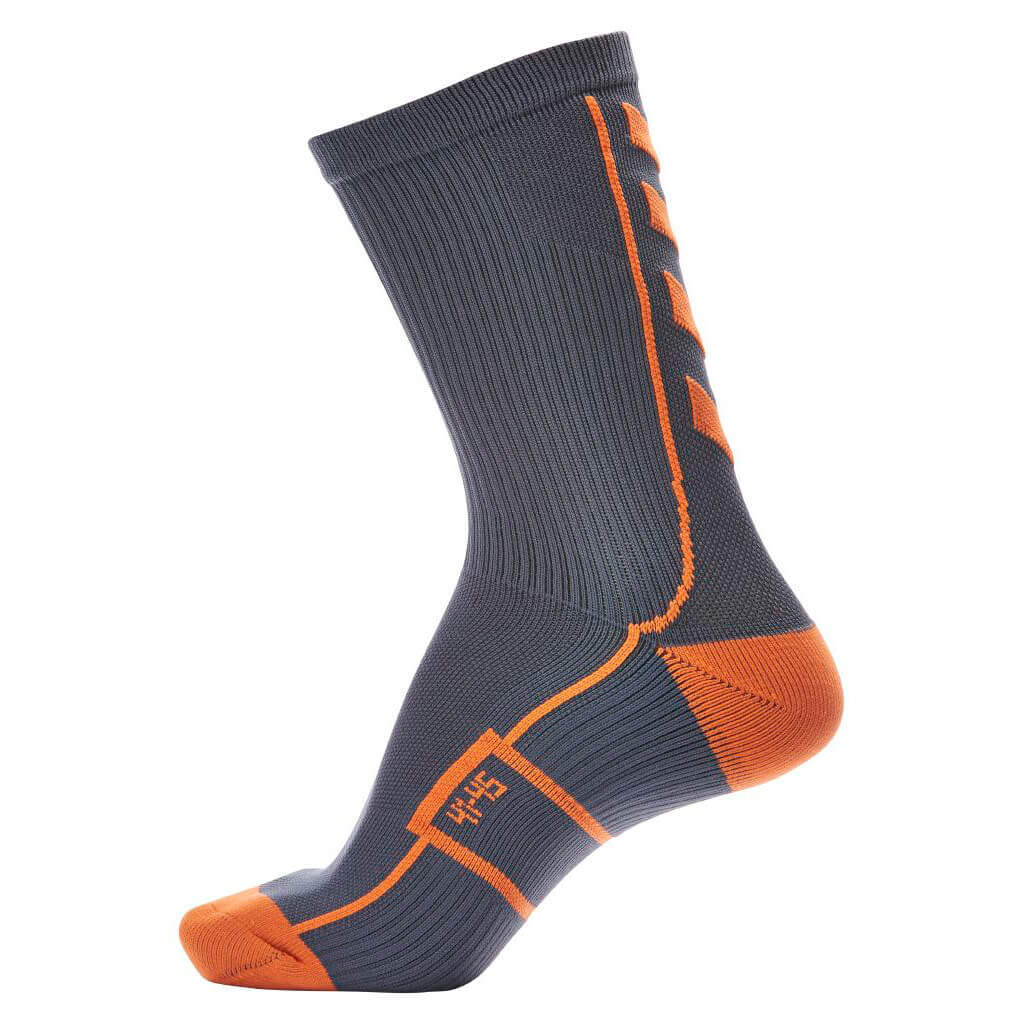 Hummel Tech Indoor Socks Low Socken kurz graublau-orange NEU 90539 