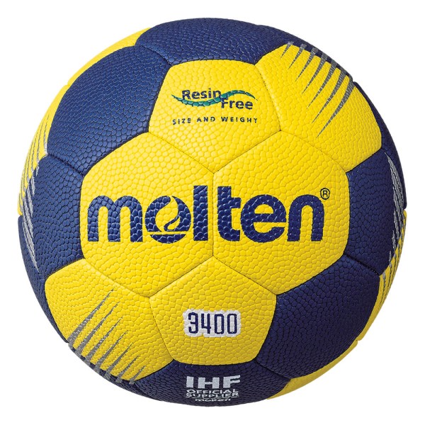 Der neue Molten H-F3400 Handball in gelb blau ist da