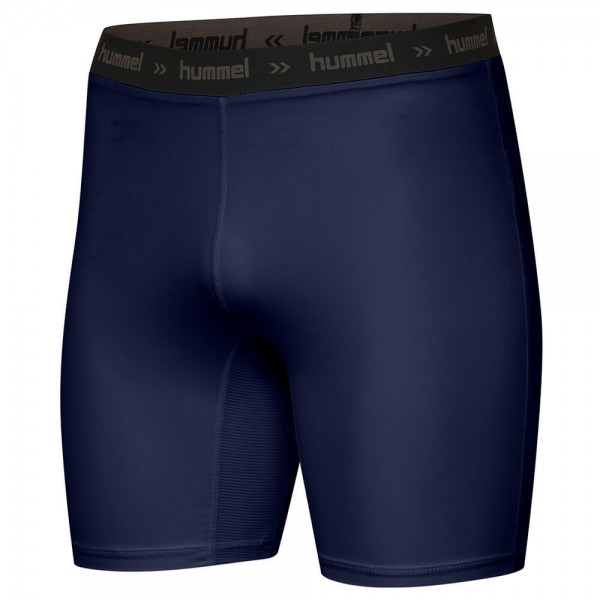 hummel First Performance Tight Shorts in marine