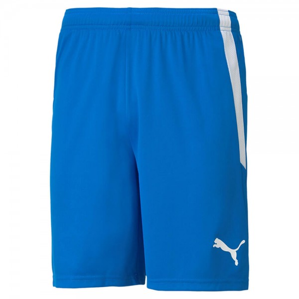 Die neue Puma teamLIGA Shorts in blau 2021