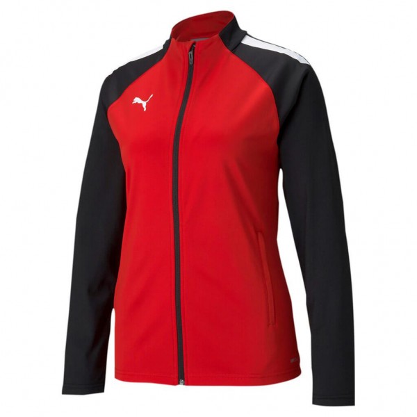 Die neue Puma teamLIGA Trainingsjacke für Damen in rot