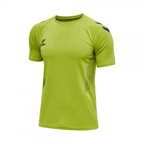 Das neue hummel LEAD Pro Seamless Training Jersey in lime punch
